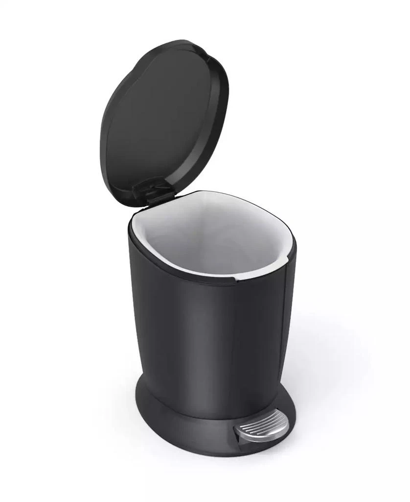 商品simplehuman|6 Litre Plastic Round Step Can,价格¥185,第2张图片详细描述