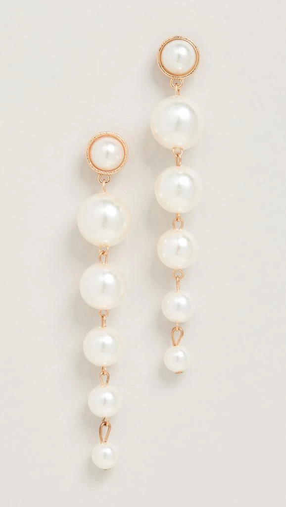 商品Shashi|SHASHI Perle 雨滴型耳环,价格¥292,第1张图片