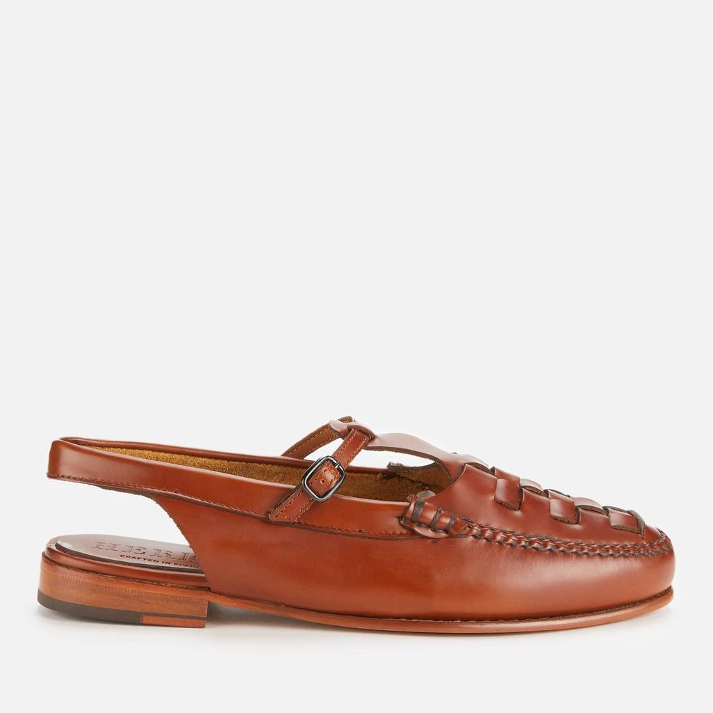 商品Hereu|Hereu Women's Roqueta Leather Slingback Flats,价格¥2255,第1张图片