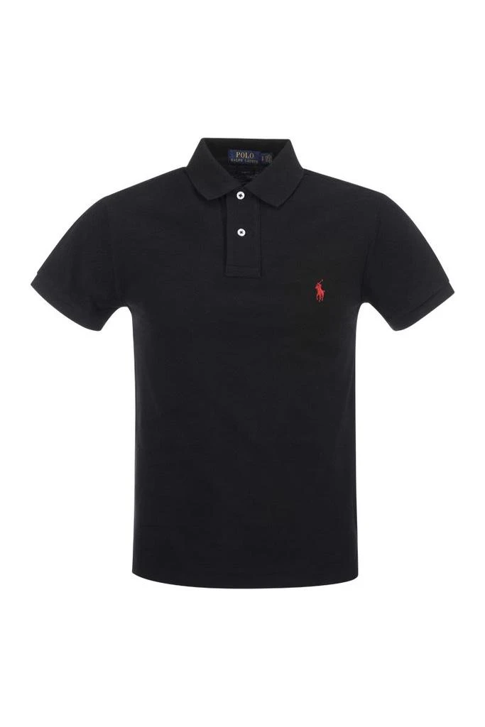商品Ralph Lauren|SLIM-FIT PIQUE POLO SHIRT,价格¥1152,第1张图片