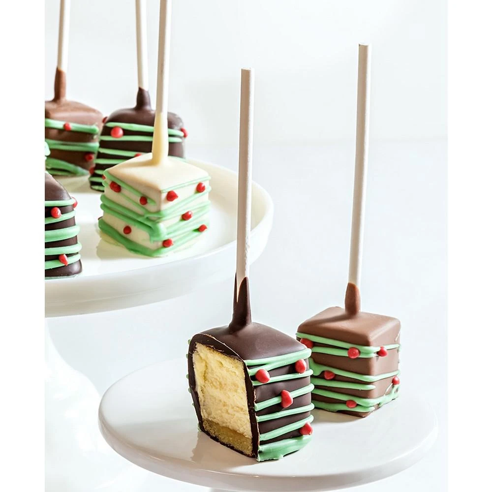 商品Chocolate Covered Company|Holiday Belgian Chocolate Strawberries and Cheesecake Pops - 12 Pc,价格¥419,第3张图片详细描述