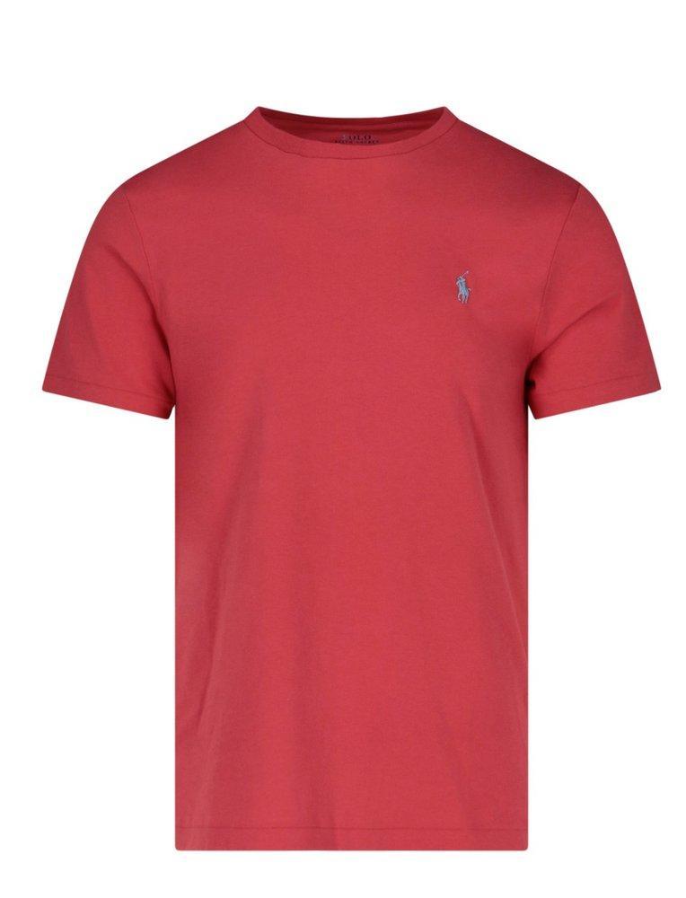 商品Ralph Lauren|Polo Ralph Lauren Logo Embroidered T-Shirt,价格¥325,第1张图片