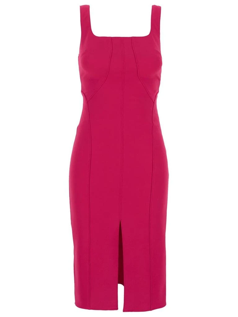 商品ELISABETTA FRANCHI|Midi Dress With Belt,价格¥2206,第1张图片