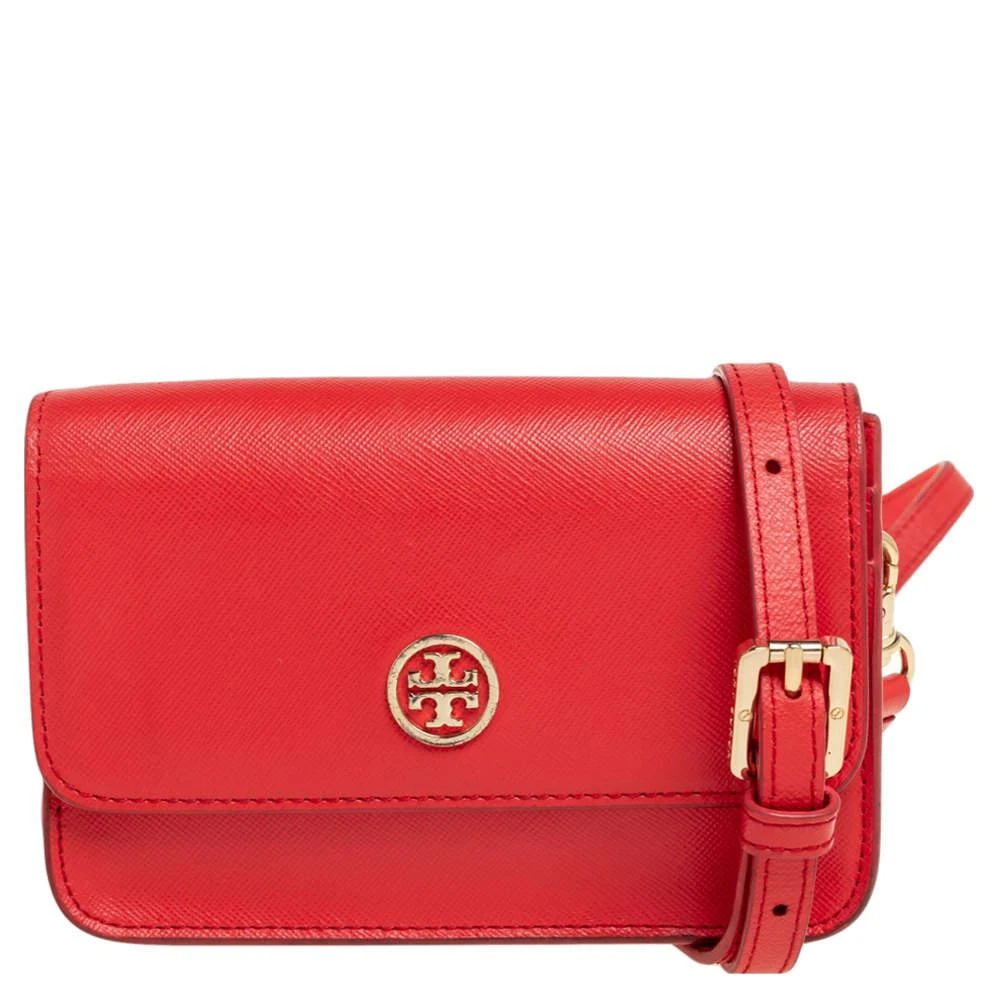 商品[二手商品] Tory Burch|Tory Burch Red Leather Mini Robinson Shoulder Bag,价格¥813,第1张图片