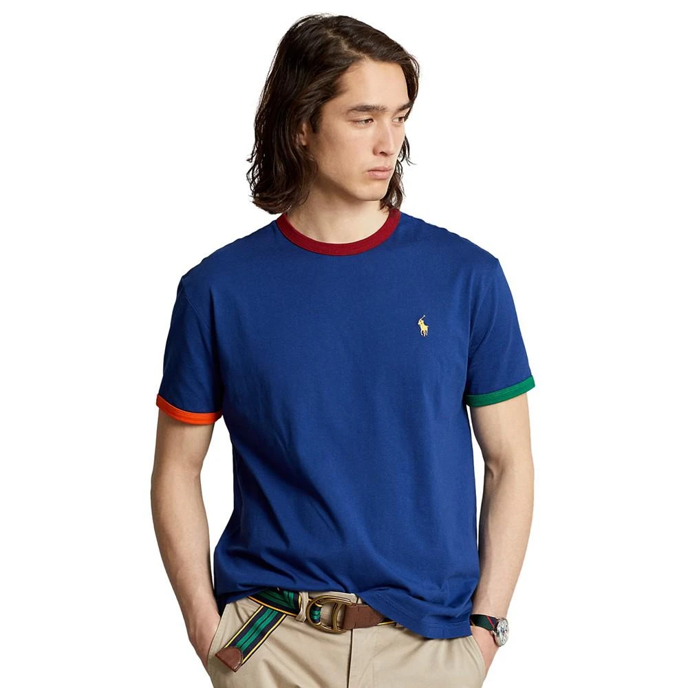 商品Ralph Lauren|Men's Classic-Fit Jersey Crewneck T-Shirt,价格¥147,第1张图片