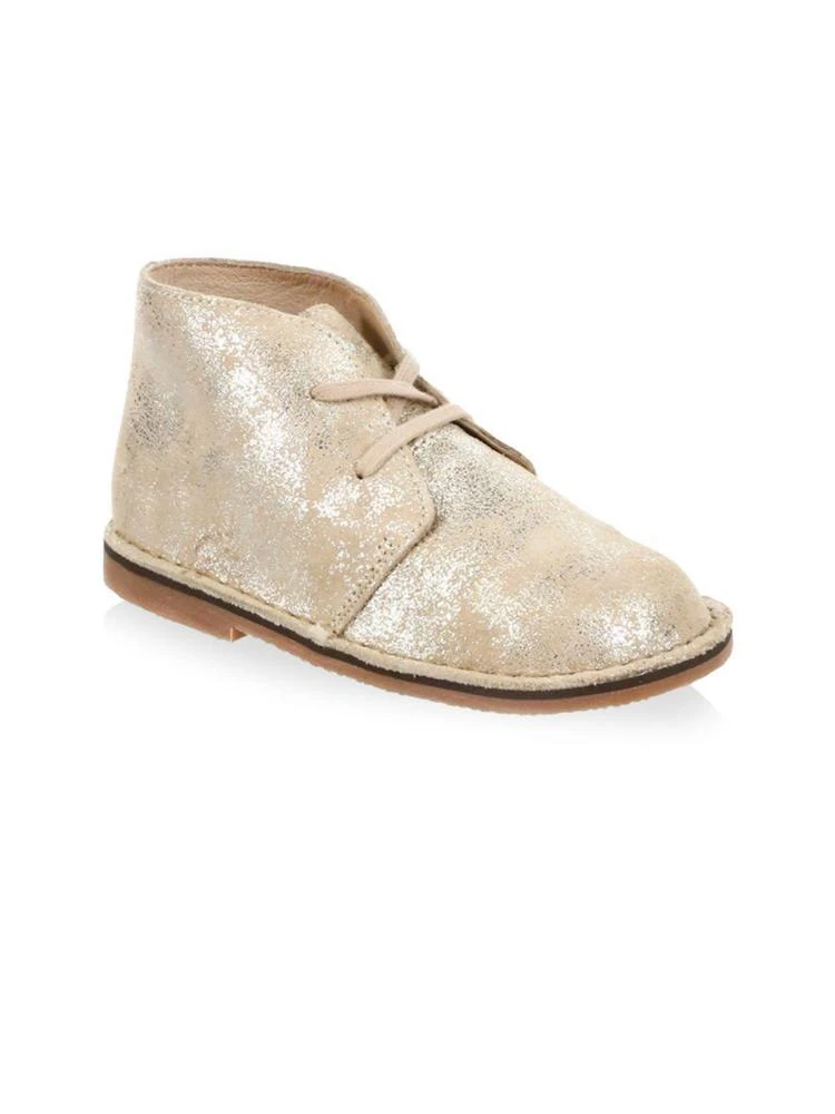 商品Ralph Lauren|Baby's & Toddler's Lace-Up Gold Leather Chukka Booties,价格¥185,第1张图片