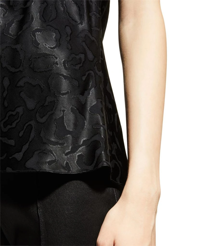 商品ROSETTA GETTY|Lace-Trim Leopard Silk Camisole,价格¥1061,第5张图片详细描述