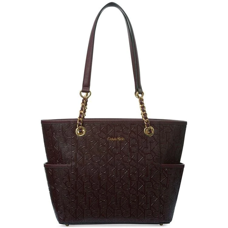 商品Calvin Klein|Hayden Signature Large Tote,价格¥467,第1张图片
