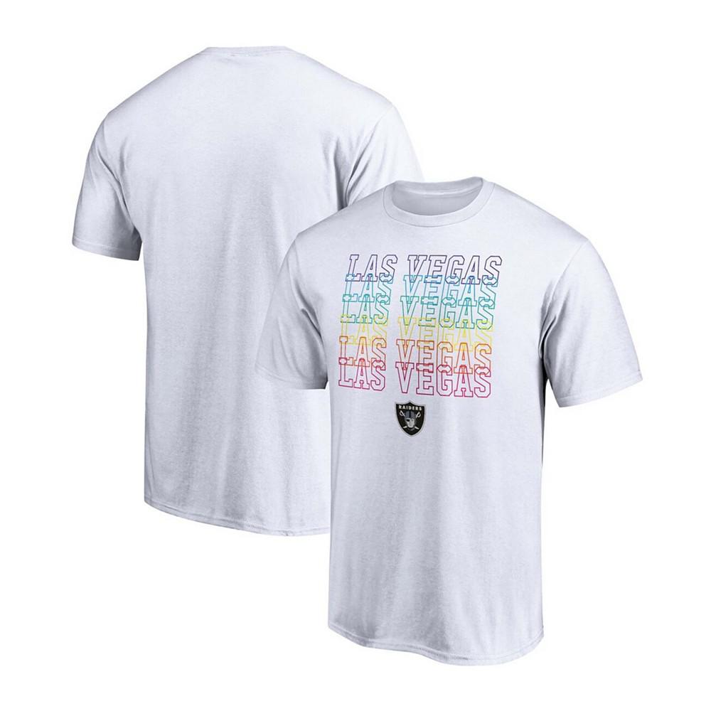 Men's White Las Vegas Raiders City Pride T-shirt商品第1张图片规格展示