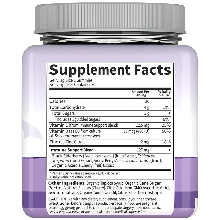 商品Garden of Life|Dr. Formulated Kids Elderberry Gummies,价格¥32,第4张图片详细描述