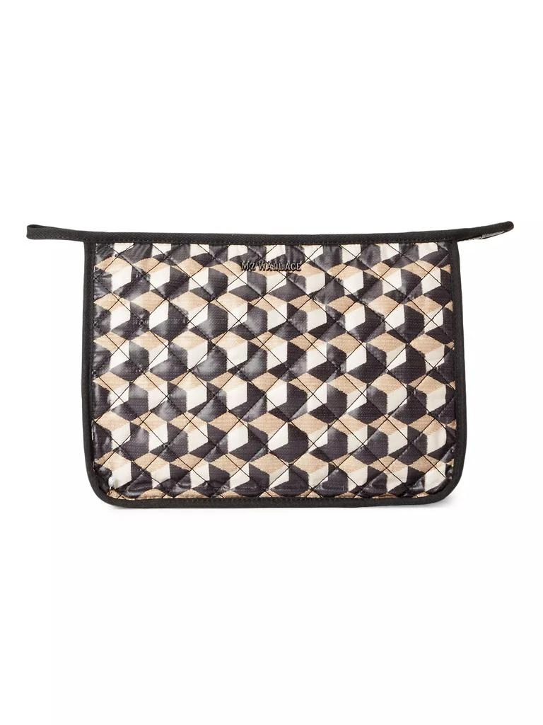 商品MZ Wallace|Metro Geometric-Print Quilted Clutch,价格¥638,第1张图片