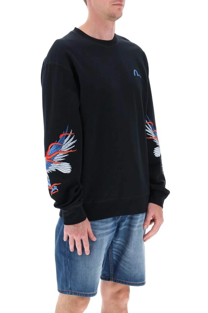 商品Evisu|Seagull & Eagle Embroidered Sweatshirt,价格¥1400,第3张图片详细描述