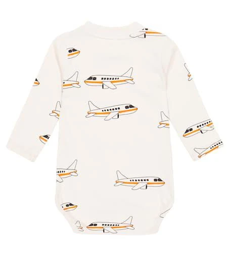 商品Mini Rodini|Baby Airplane cotton jersey bodysuit,价格¥285,第2张图片详细描述