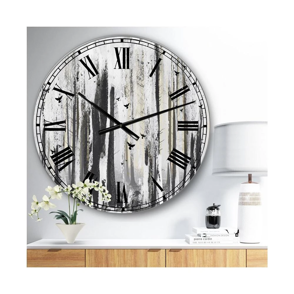 商品Designart|Strange World Oversized Cottage Wall Clock - 36" x 28" x 1",价格¥1206,第3张图片详细描述