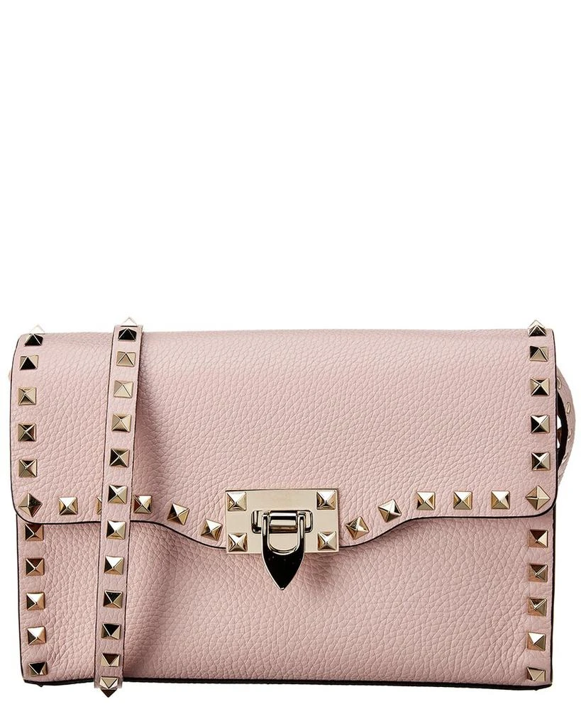 商品Valentino|Valentino Rockstud Small Grainy Leather Crossbody,价格¥8360,第1张图片