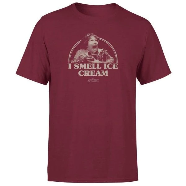 商品Original Hero|The Goonies I Smell Ice Cream Men's T-Shirt - Burgundy,价格¥170,第1张图片