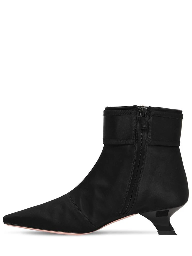 商品Roger Vivier|45mm Trianon Crystal Buckle Satin Boots,价格¥15287,第3张图片详细描述