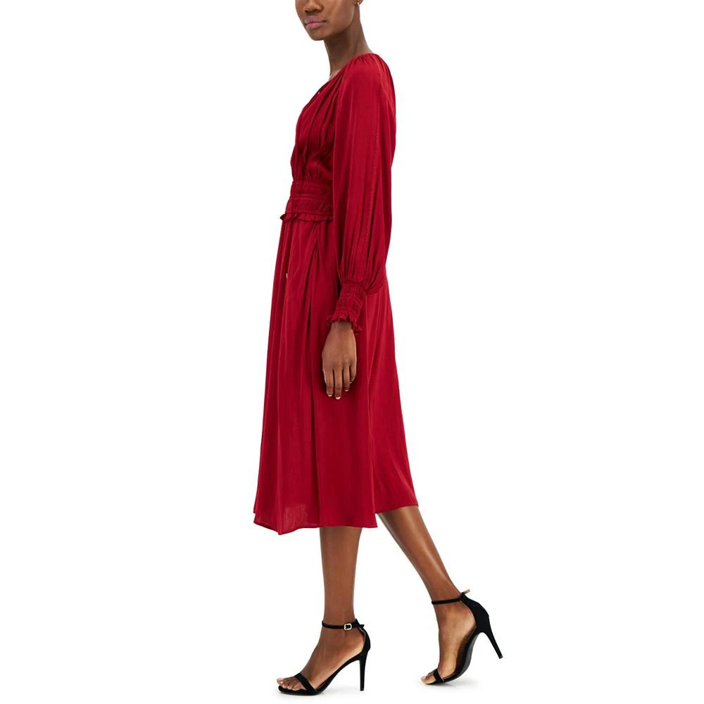 商品Tahari|Women's Airflow Split-Neck Midi Dress,价格¥1040,第3张图片详细描述