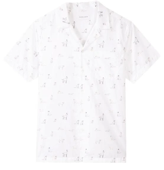 商品Maison Labiche|Germain dog Print 衬衫,价格¥1336,第1张图片