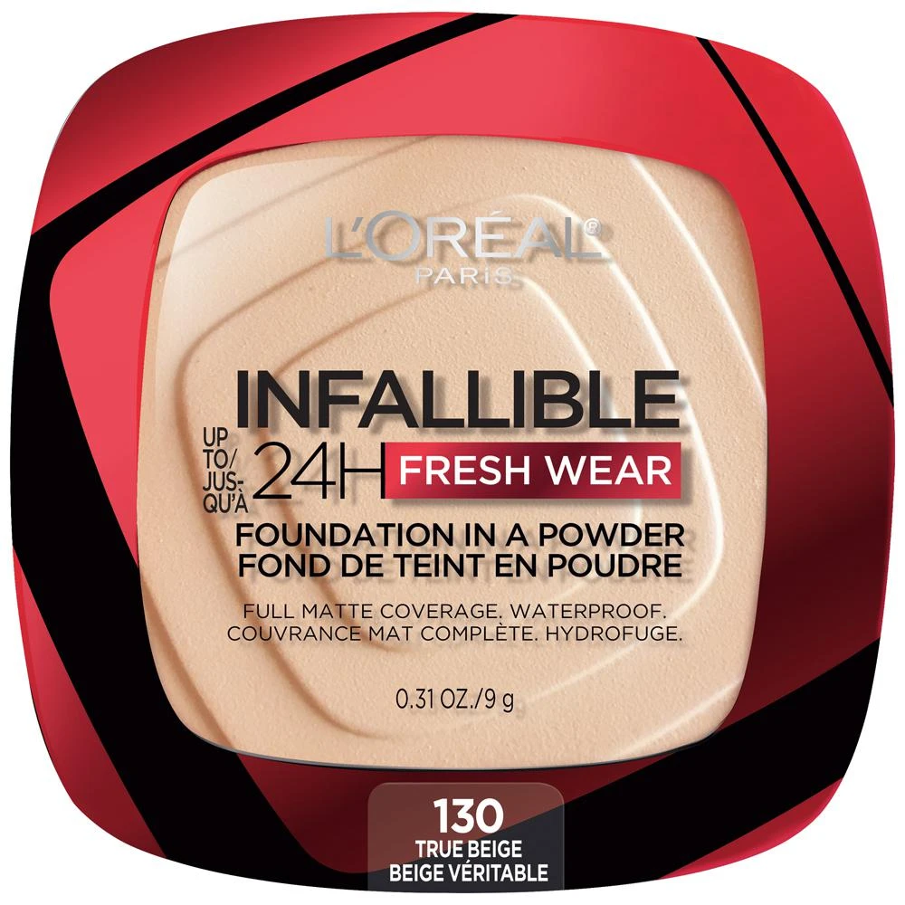 商品L'Oreal Paris|Nfallible Up To 24h Fresh Wear Foundation In A Powder,价格¥113,第2张图片详细描述