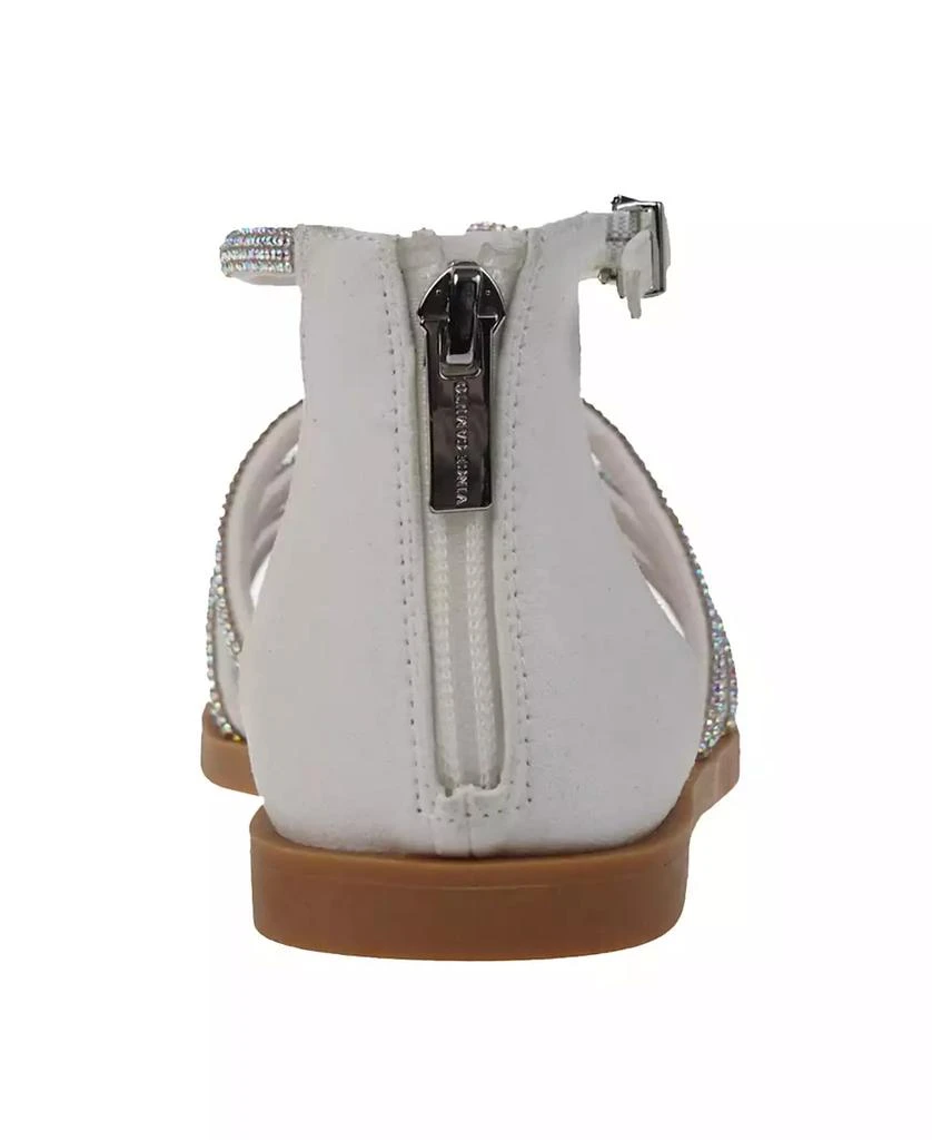 商品Vince Camuto|Big Girl's Fashion Sandal with Micro Stone Strappy Upper Glass stones/Polyester Sandals,价格¥297,第5张图片详细描述