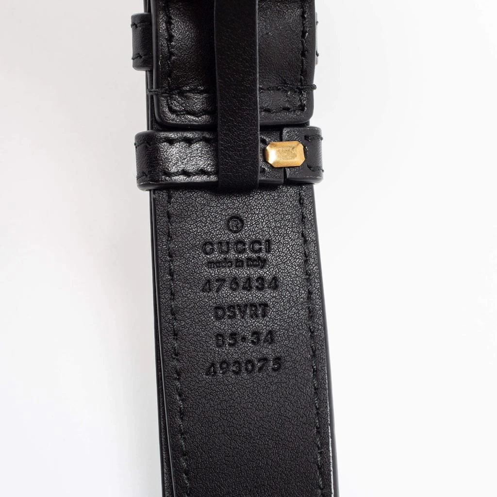 商品[二手商品] Gucci|Gucci Black Matelassé  Leather GG Marmont Belt Bag,价格¥5785,第5张图片详细描述