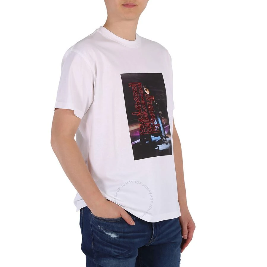 商品Burberry|Men's Optic White Photo Print Cotton T-Shirt,价格¥887,第2张图片详细描述