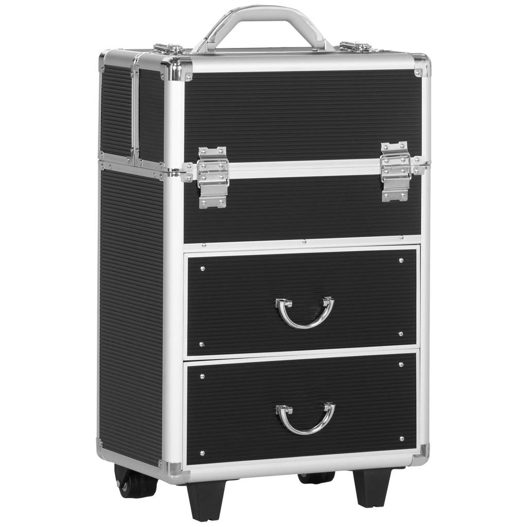 商品Streamdale Furniture|Streamdale Rolling Makeup Train Case,价格¥1461,第1张图片