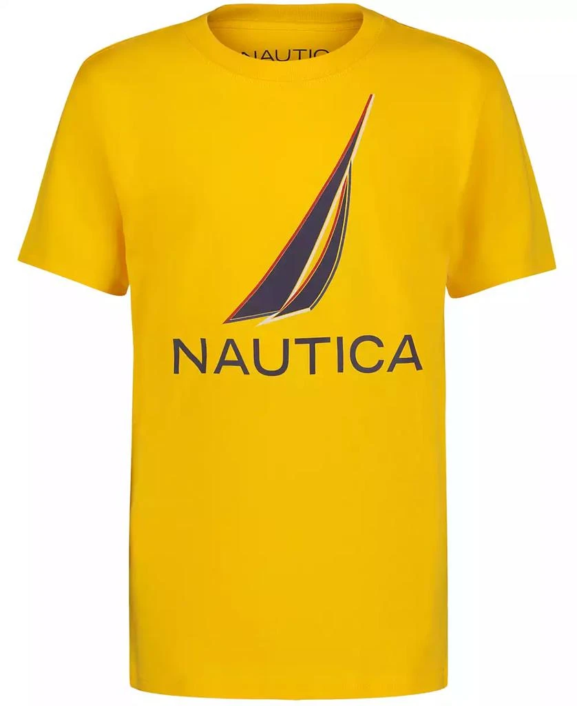 商品Nautica|Toddler and Little Boys Color Shade Short Sleeve Tee,价格¥46,第1张图片