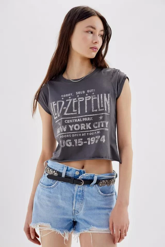 商品Urban Outfitters|Led Zeppelin Concert Baby Tee,价格¥149,第1张图片详细描述