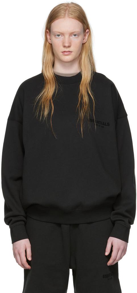 Essentials | Black Crewneck Sweatshirt 600.49元 商品图片