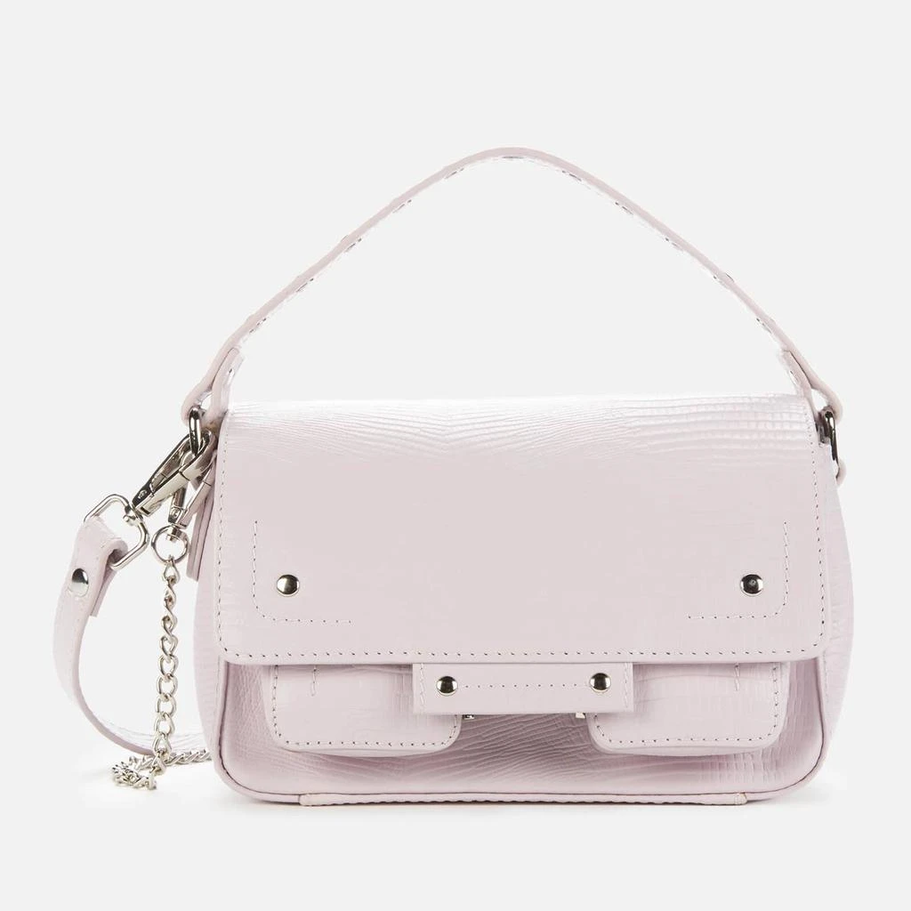 商品Nunoo|Núnoo Women's Small Honey Lizard Shoulder Bag - lavender,价格¥376,第1张图片