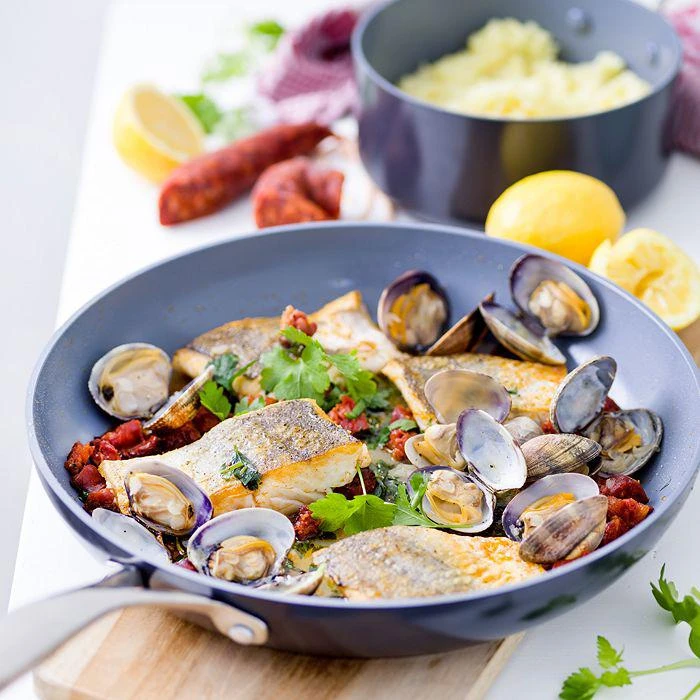 商品Greenpan|Valencia Pro 10" & 12" Fry Pan Set,价格¥576,第3张图片详细描述