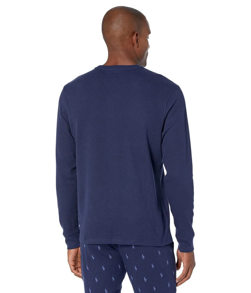 商品Ralph Lauren|Polo Bear Midweight Waffle Long Sleeve Sleepwear Crew,价格¥334,第2张图片详细描述