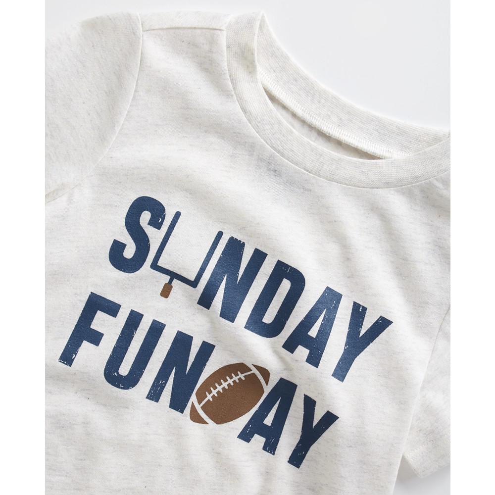 Baby Boys Sunday Fun Day T-Shirt, Created for Macy's商品第3张图片规格展示