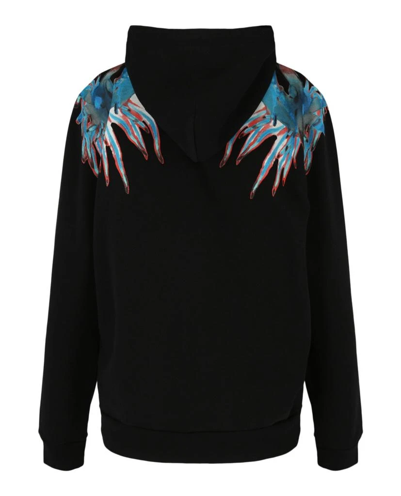 商品Marcelo Burlon|Printed Wings Zip-Up Sweatshirt,价格¥1461,第2张图片详细描述