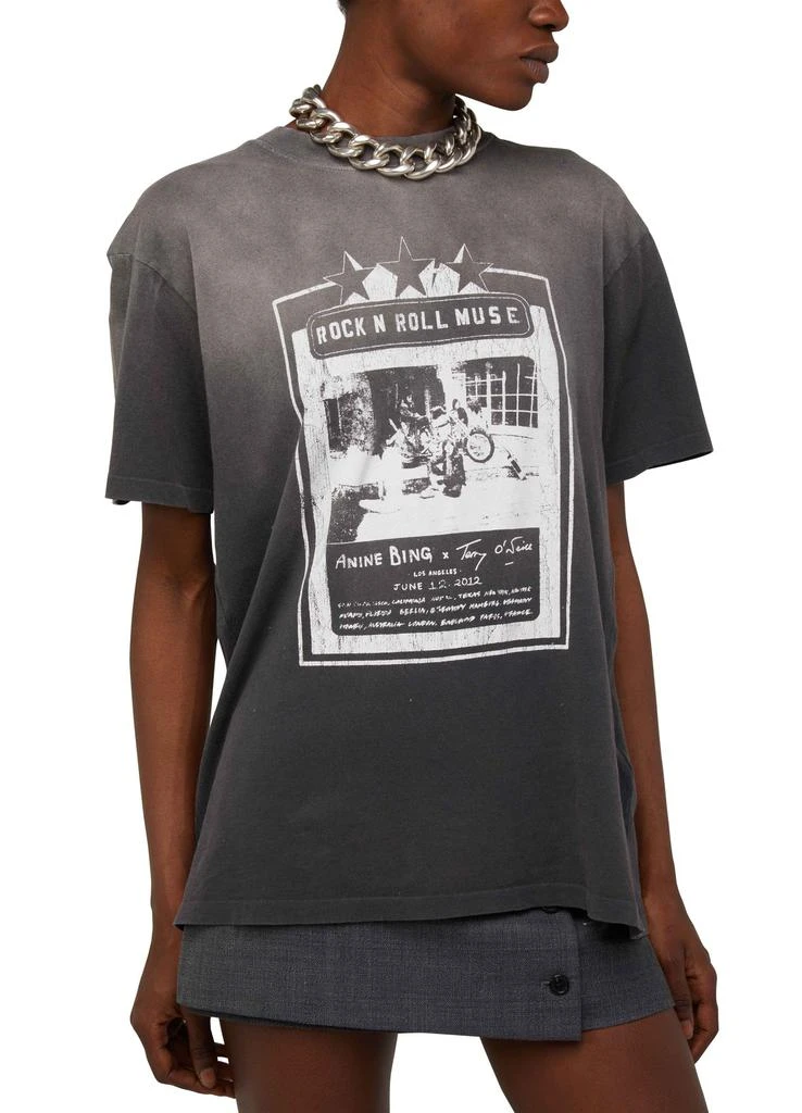 商品ANINE BING|x Rolling Stones - Lili T恤,价格¥761,第4张图片详细描述