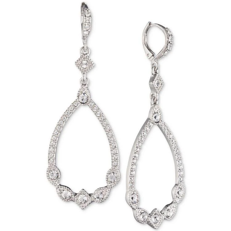 商品Givenchy|Silver-Tone Crystal Open Drop Earrings,价格¥151,第1张图片