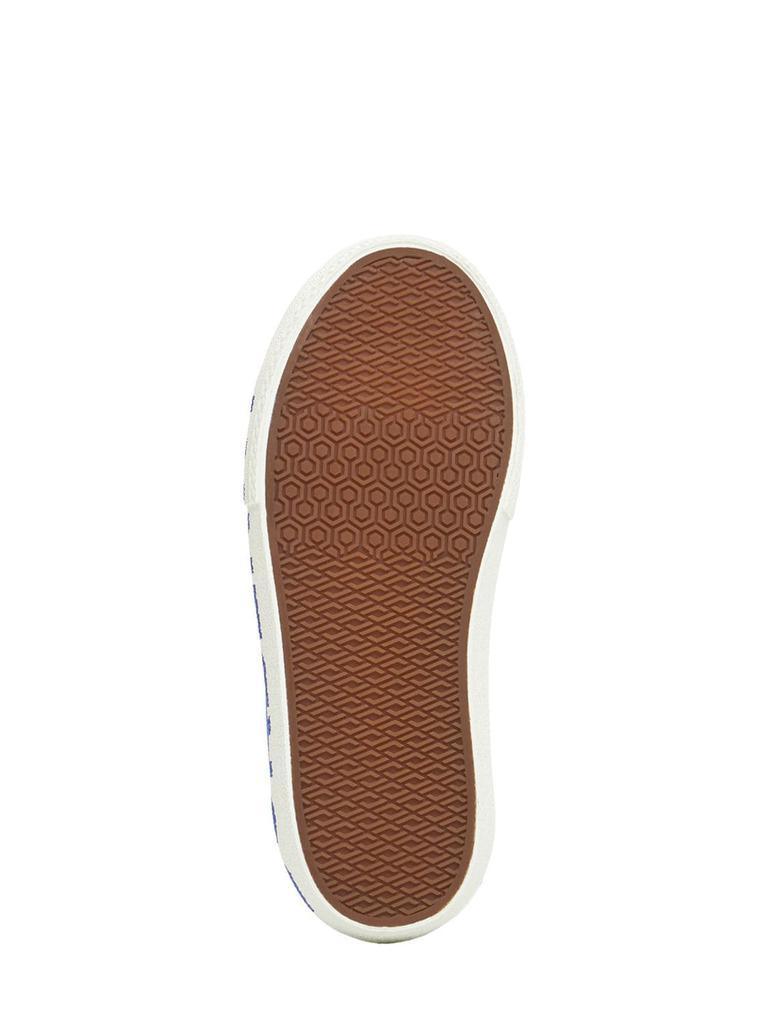 商品Burberry|Logo Print Cotton Lace-up High Sneakers,价格¥2164,第6张图片详细描述