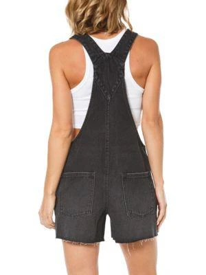 商品Juicy Couture|Cropped Denim Overalls,价格¥559,第2张图片详细描述