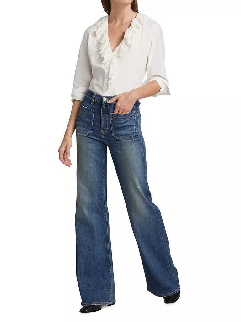 商品Nili Lotan|Florence High-Rise Boot-Cut Jeans,价格¥2909,第2张图片详细描述