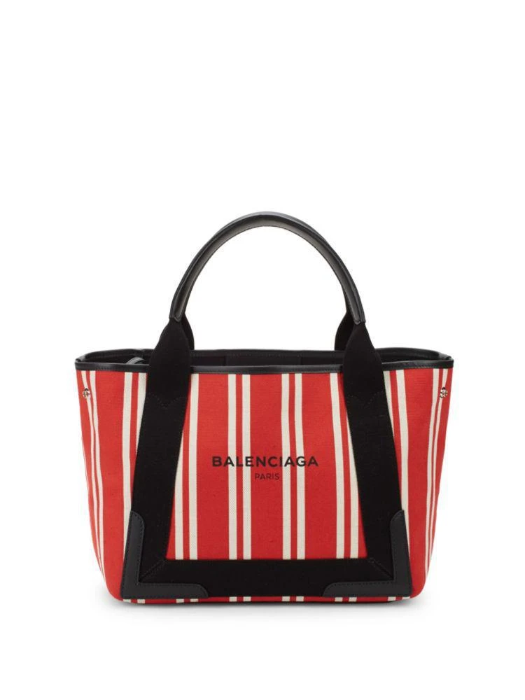 商品Balenciaga|条纹手提包,价格¥3797,第1张图片