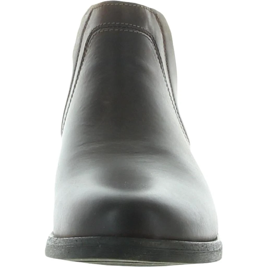 商品Clarks|Clarks Womens Beat Leather Calf Hair Ankle Boots,价格¥183,第3张图片详细描述