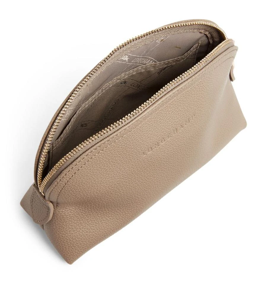 商品Longchamp|Leather Le Foulonné Pouch,价格¥1063,第3张图��片详细描述