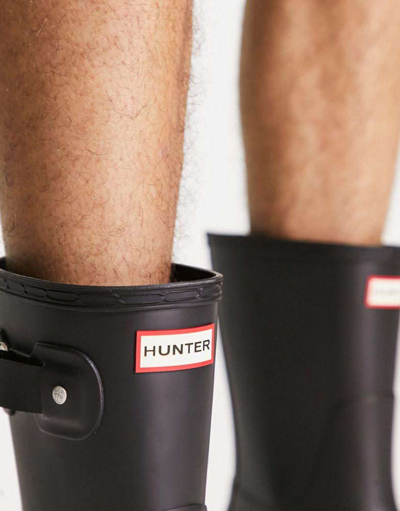 Hunter original short boots in black商品第3张图片规格展示