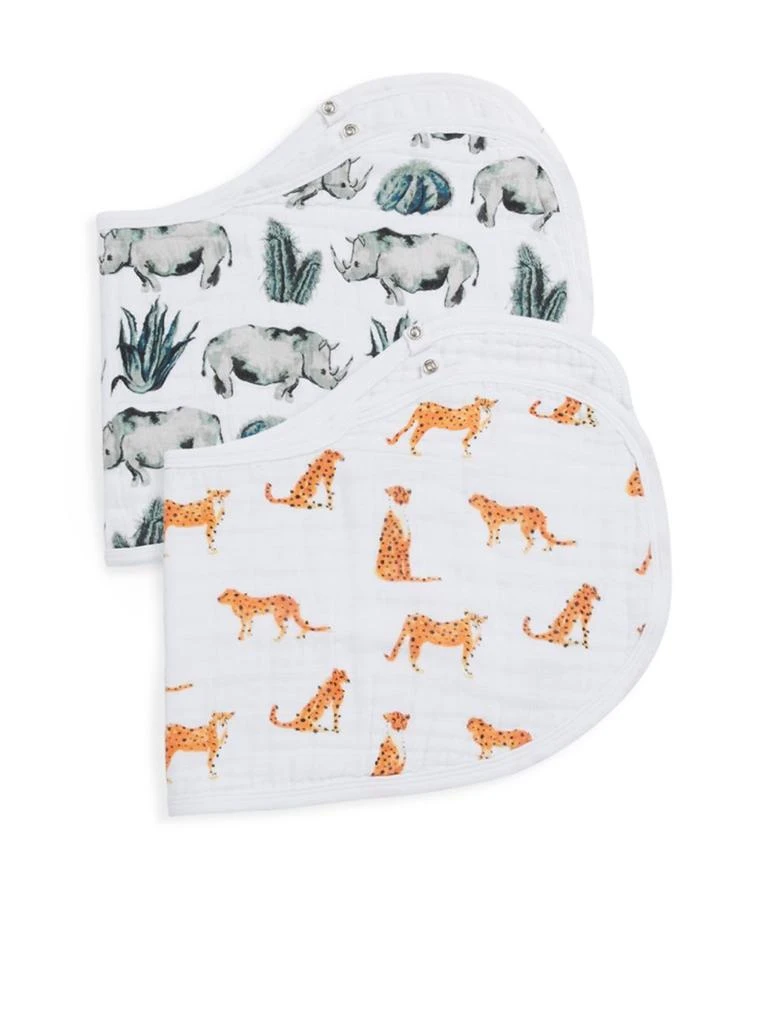 商品aden + anais|Baby's Two-Piece Serengeti Cotton Burpy Bibs,价格¥164,第1张图片