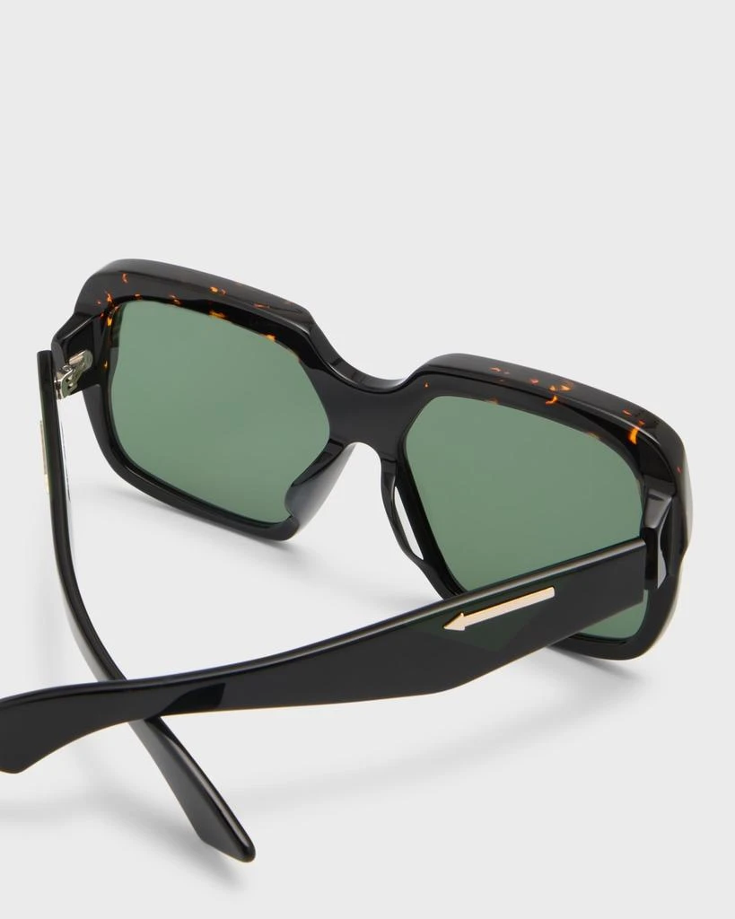 商品KAREN WALKER|Logo Acetate Square Sunglasses,价格¥1863,第4张图片详细描述