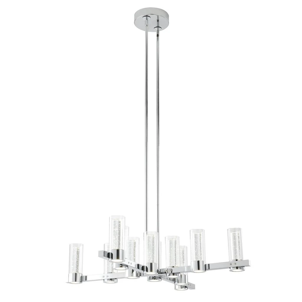 商品Finesse Decor|Victory 12 Light Chandelier //  Chrome,价格¥3342,第1张图片