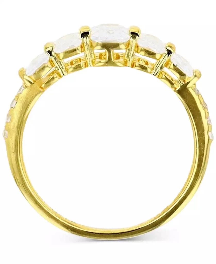 商品Macy's|Cubic Zirconia Graduated Statement Ring in 14k Gold-Plated Sterling Silver,价格¥225,第3张图片详细描述