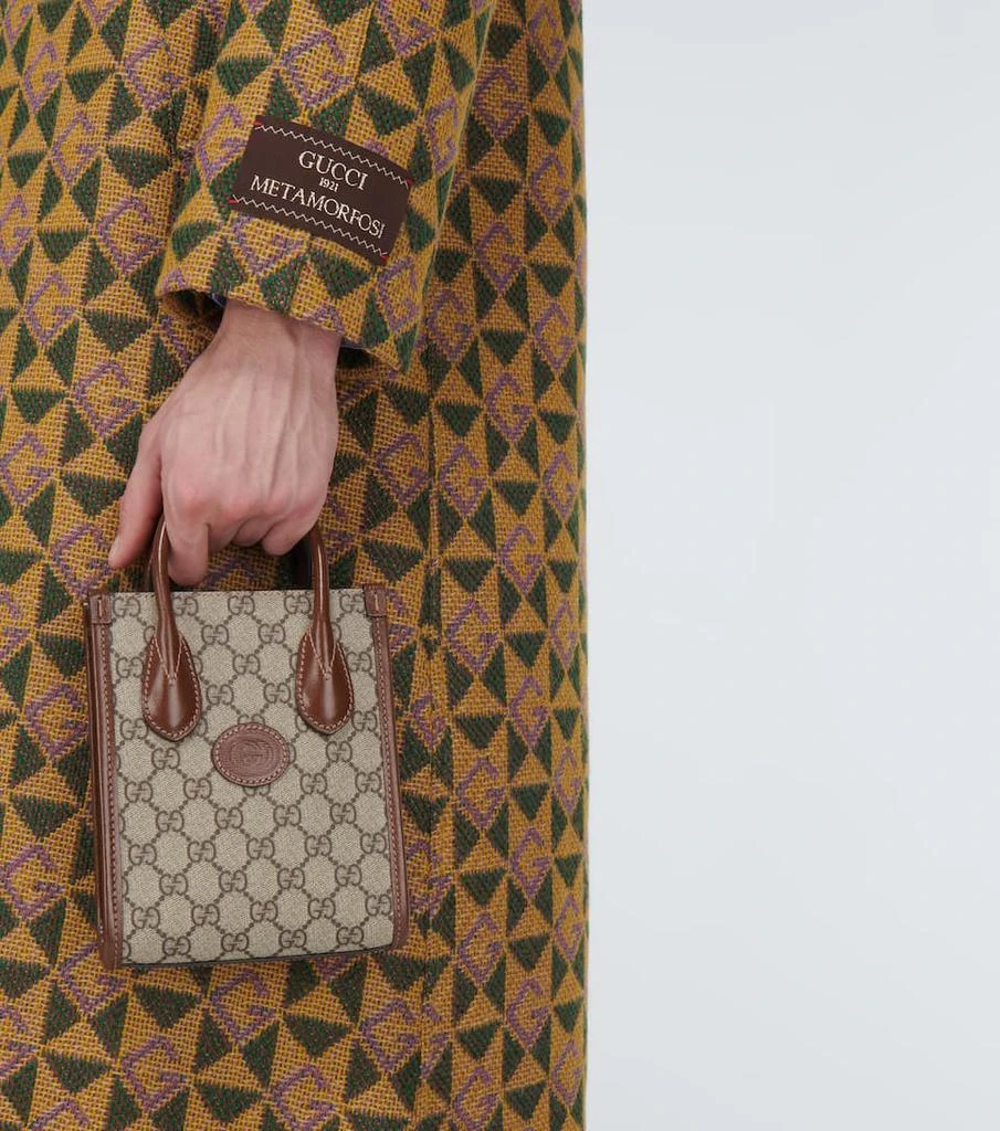 商品Gucci|GG Supreme canvas mini tote bag,价格¥10096,第3张图片详细描述